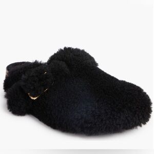 Birkenstock- Boston Big Buckle Genuine Shearling Clog- Discontinued Womens